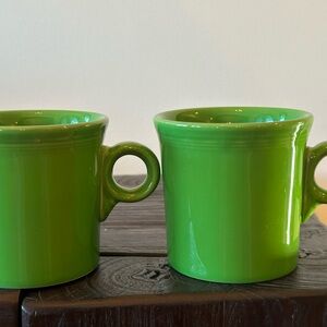 Green Ceramic Coffee Mugs